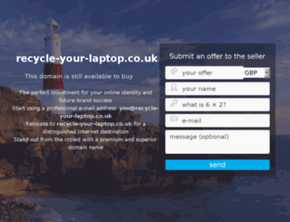 recycle-your-laptop.co.uk screenshot