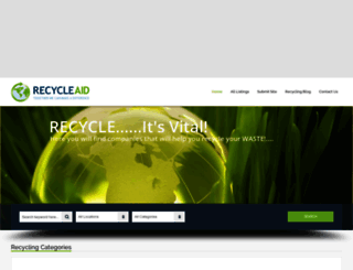 recycleaid.co.uk screenshot