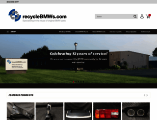 recyclebmws.com screenshot