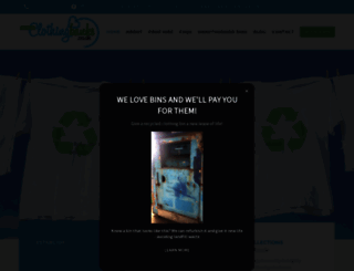 recycledclothingbanks.co.uk screenshot
