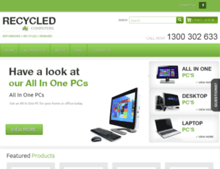 recycledcomputers.com.au screenshot