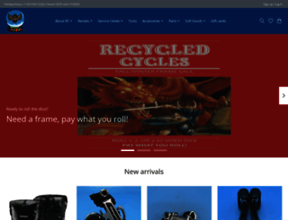 recycledcycles.com screenshot