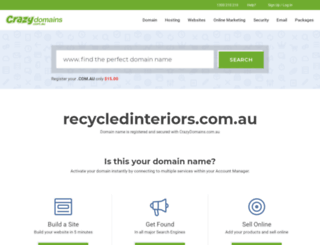 recycledinteriors.com.au screenshot