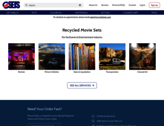 recycledsets.com screenshot