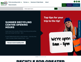 recycleforgreatermanchester.com screenshot