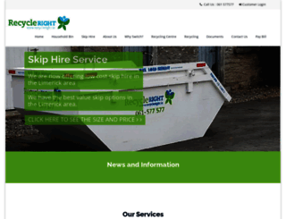 recycleright.ie screenshot