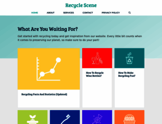 recyclescene.com screenshot