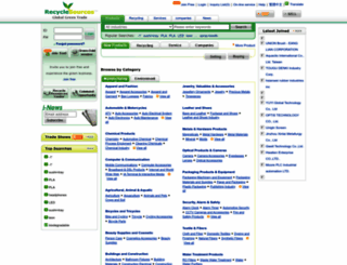 recyclesources.com screenshot
