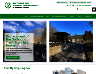 recycletompkins.org screenshot