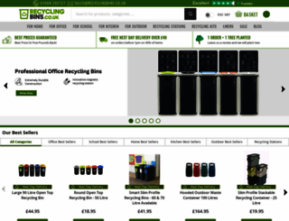 recyclingbins.co.uk screenshot