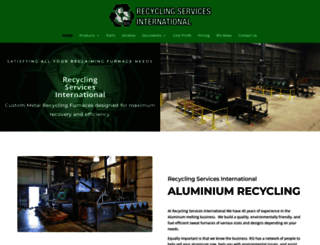 recyclingfurnaces.com screenshot