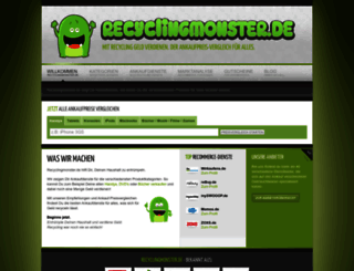 recyclingmonster.de screenshot