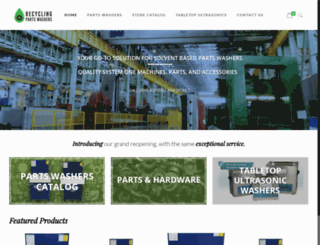 recyclingpartswashers.com screenshot
