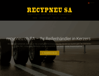 recypneu.ch screenshot