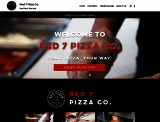 red7pizza.com screenshot