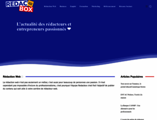 redacbox.fr screenshot