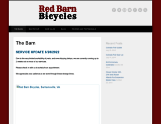 redbarnbikes.com screenshot