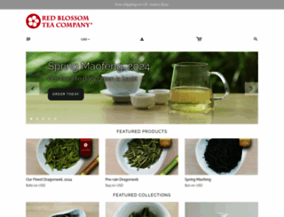 redblossomtea.com screenshot
