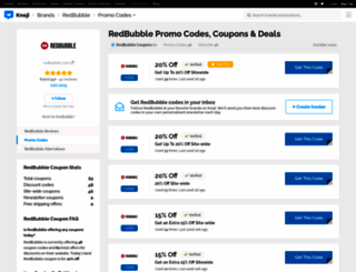 redbubble.bluepromocode.com screenshot