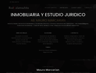 redcalamuchita.com.ar screenshot