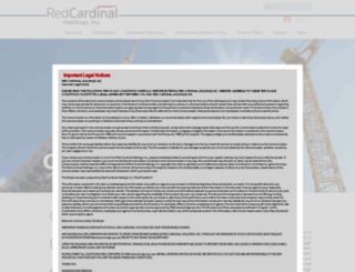 redcardinalholdings.com screenshot