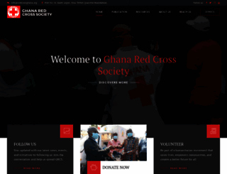 redcrossghana.org screenshot