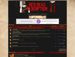 reddeadroleplay.forumotion.com screenshot