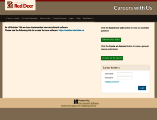 reddeer.hgcareers.com screenshot
