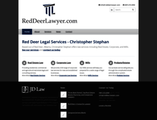 reddeerlawyer.com screenshot