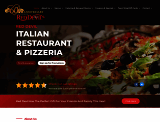 reddevilrestaurant.com screenshot