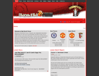 reddevilsforum.com screenshot