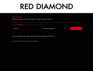 reddiamondwine.com screenshot