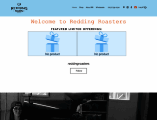 reddingroasters.com screenshot