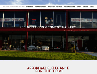 reddoorconsignmentgallery.com screenshot