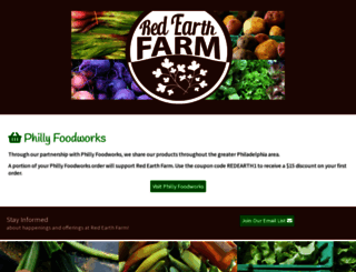 redearthfarm.org screenshot
