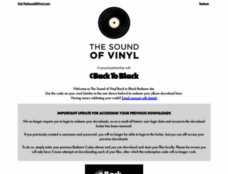 redeem.backtoblackvinyl.com screenshot