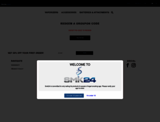 redeem.smk24.com screenshot