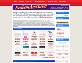 redeemandsave.com screenshot