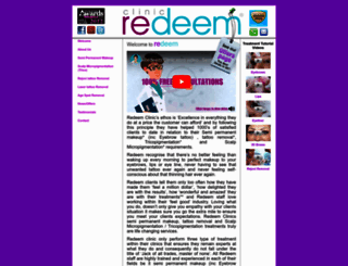 redeemclinic.co.uk screenshot