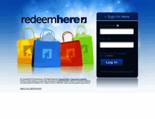 redeemhere.com screenshot