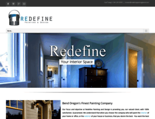 redefinepaintingbend.com screenshot