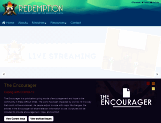 redemptionchurch.net screenshot