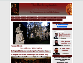 redemptorists.co.uk screenshot