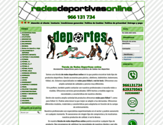 redesdeportivasonline.com screenshot