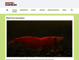 redfire-garnelen.de screenshot