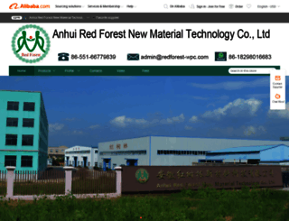 redforest.en.alibaba.com screenshot