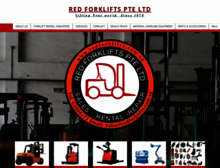 redforklifts.com.sg screenshot