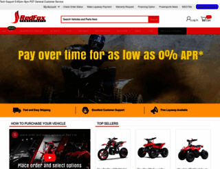 redfoxpowersports.com screenshot