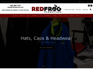 redfrogpromotions.com screenshot