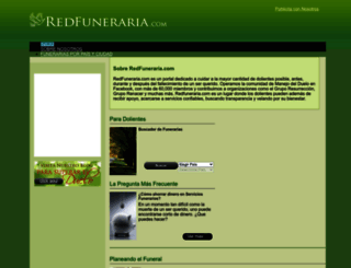 redfuneraria.com screenshot